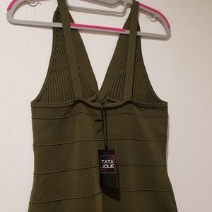 Tata Jolie Dresses - Army green bandage dress Tata Jolie Dresses - Army green bandage dress